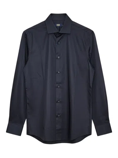 Cavalli Class Cotton Shirt In Blue