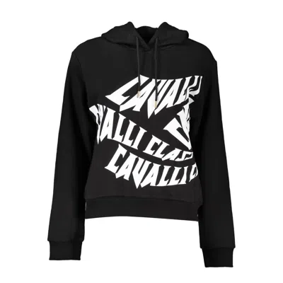 Cavalli Class Cotton Women Women's Sweatshirt In Black