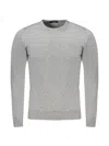 Cavalli Class Crew-neck Embroidered-logo Sweater In Gray