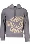 Cavalli Class Gray Cotton Men Sweater In Grey