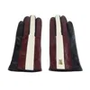 Cavalli Class Elegant Lambskin Leather Gloves In Red