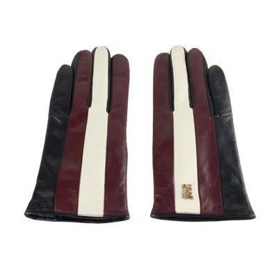 CAVALLI CLASS ELEGANT LAMBSKIN LEATHER WOMEN'S GLOVES