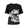 Cavalli Class Woman T-shirt Black Size L Cotton