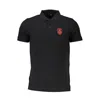 Cavalli Class Black Cotton Men Polo Shirt In Black