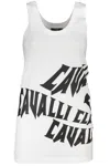 Cavalli Class Woman Top White Size L Cotton In White