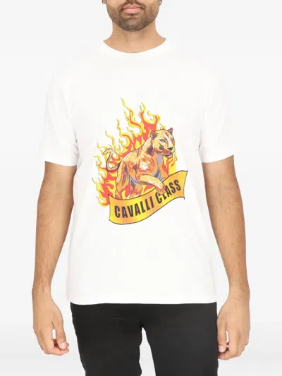 Cavalli Class Graphic-print T-shirt