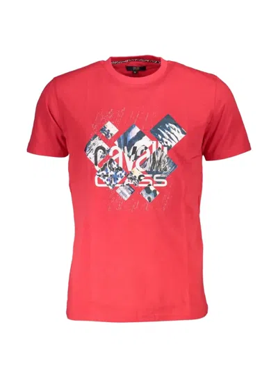 Cavalli Class Graphic-print T-shirt In Red