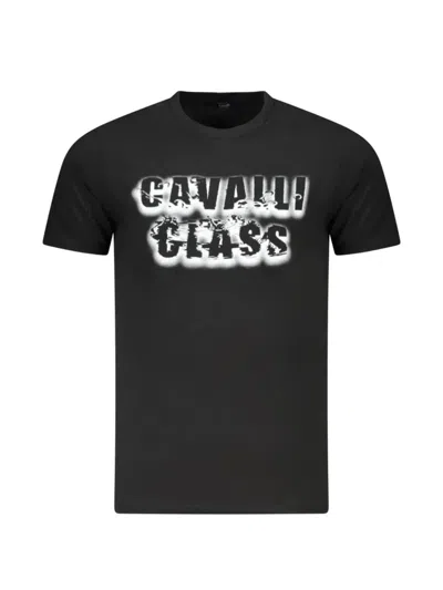Cavalli Class Graphic-print T-shirt In Black