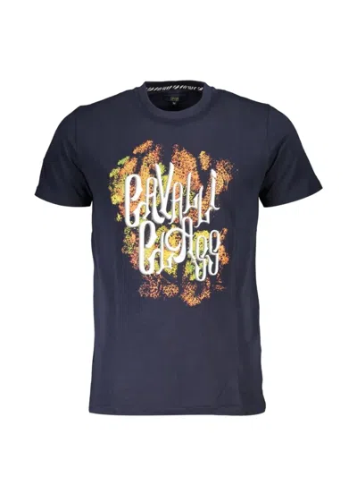 Cavalli Class Graphic-print T-shirt In Blue