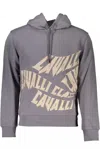 Cavalli Class Gray Cotton Men Sweater In Gray