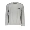 Cavalli Class Gray Cotton Sweatshirt In Blue