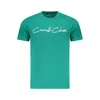 Cavalli Class Green Cotton Men T-shirt