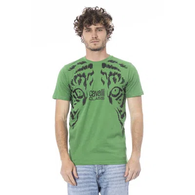 Cavalli Class Logo-print T-shirt In Green