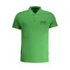 Cavalli Class Green Cotton Polo Shirt In Green