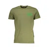 Cavalli Class Green Cotton T-shirt In Green