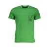 Cavalli Class Green Cotton T-shirt In Green