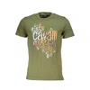 Cavalli Class Green Cotton T-shirt In Green