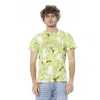 Cavalli Class Green Cotton T-shirt In Green