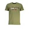 Cavalli Class Green Cotton T-shirt In Green