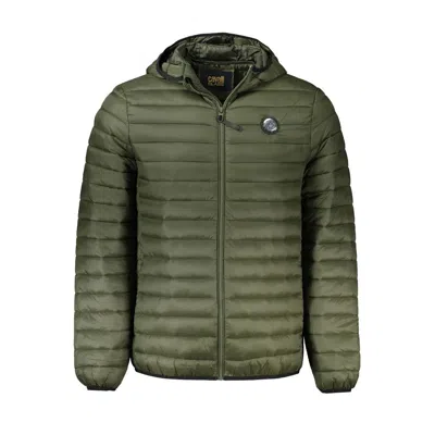 CAVALLI CLASS CAVALLI CLASS GREEN POLYAMIDE MEN MEN'S JACKET