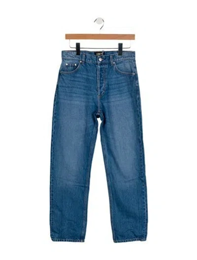Pre-owned Cavalli Class High-rise Straight Leg Jeans In Blue