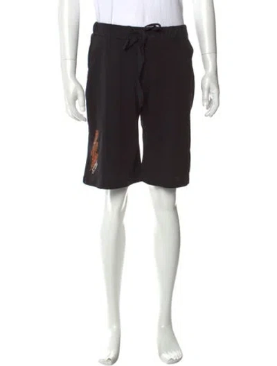 Pre-owned Cavalli Class Jogger Shorts In Black