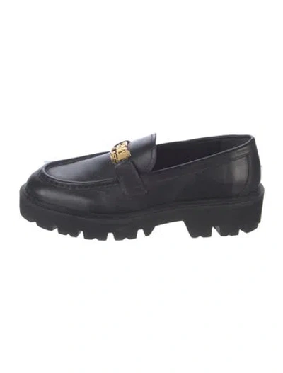 Pre-owned Cavalli Class Leather Loafers In Multi