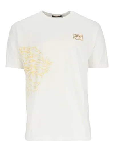 Cavalli Class Leopard-print T-shirt