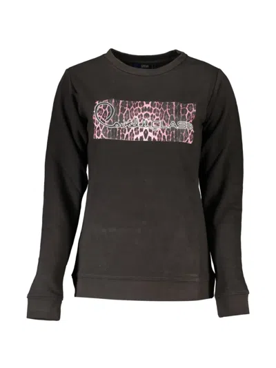 Cavalli Class Leopard-print Sweatshirt In Gray