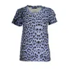 Cavalli Class Leopard-print T-shirt In Blue