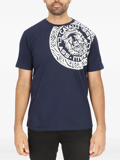 Cavalli Class Lion-head Graphic T-shirt