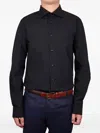 Cavalli Class Long-sleeve Button-fastening Shirt In Black