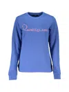 Cavalli Class Logo-embroidered Sweatshirt In Blue