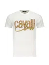 Cavalli Class Logo-print Cotton T-shirt In Red