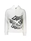 Cavalli Class Logo-print Hoodie In White