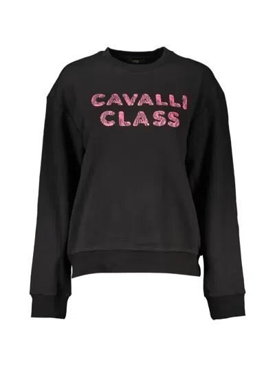 Cavalli Class Logo-print Sweater In Black