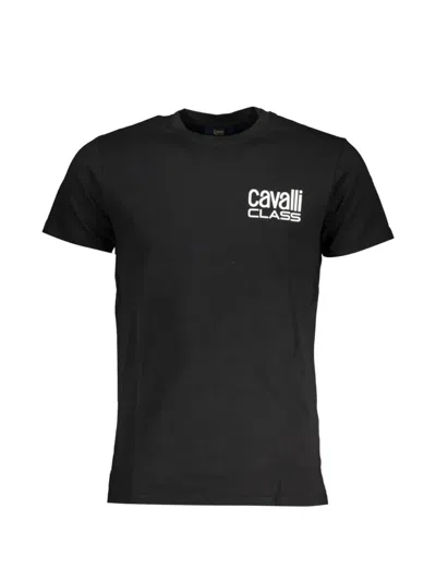 Cavalli Class Logo-print T-shirt In Black