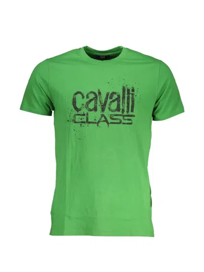 Cavalli Class Logo-print T-shirt In Green