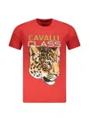 Cavalli Class Logo-print T-shirt In Red