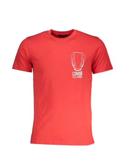 Cavalli Class Logo-print T-shirt In Red