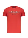 Cavalli Class Logo-print T-shirt In Red