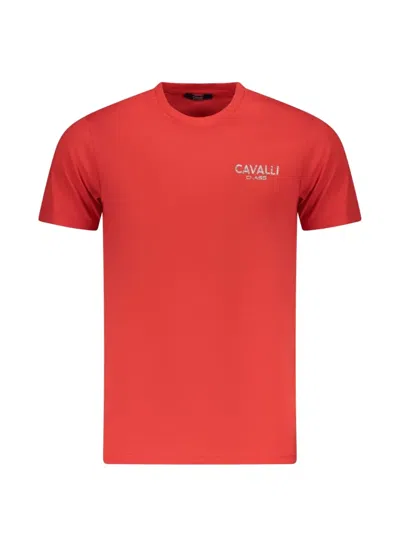 Cavalli Class Logo-print T-shirt In Red