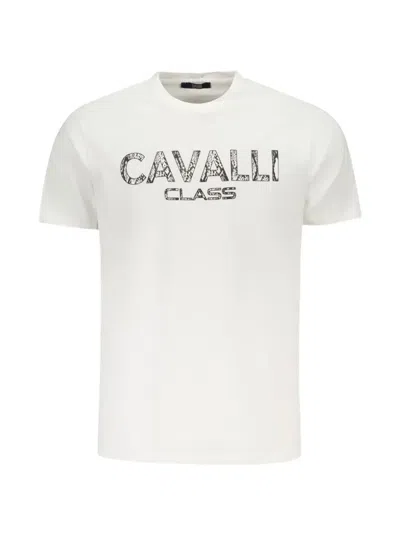 Cavalli Class Logo-print T-shirt In White
