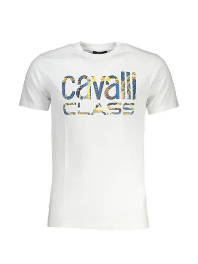 Cavalli Class Logo-print T-shirt In White