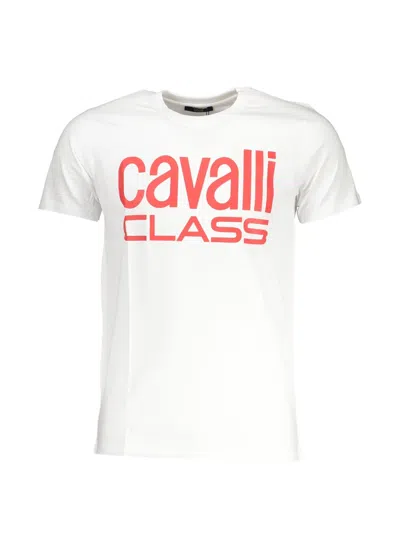 Cavalli Class Logo-print T-shirt In White