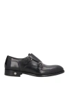 Cavalli Class Man Loafers Black Size 9 Calfskin In Black