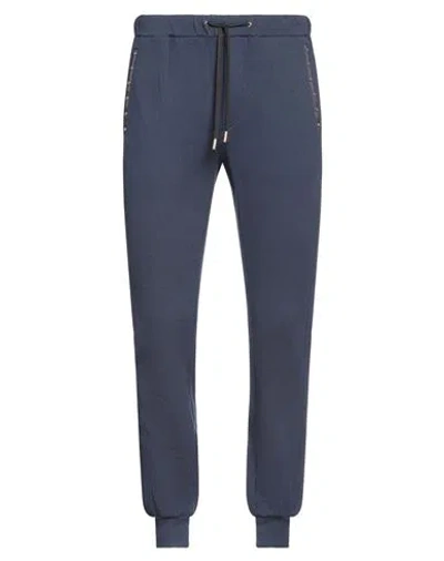 Cavalli Class Man Pants Midnight Blue Size S Cotton