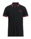 Cavalli Class Man Polo Shirt Black Size Xxl Cotton In Black
