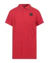 Cavalli Class Polo Shirts In Red