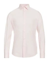 Cavalli Class Man Shirt Light Pink Size 17 ½ Cotton, Elastane In Neutral